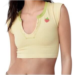 Urban Outfitters out from under Go For Gold Seamless Strawberry size M / L NWOT